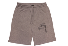 Load image into Gallery viewer, Light Gray Crossword Shorts
